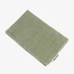 Funda de cojín de algodón verde Frida 30x45cm^Casa Viva Sale