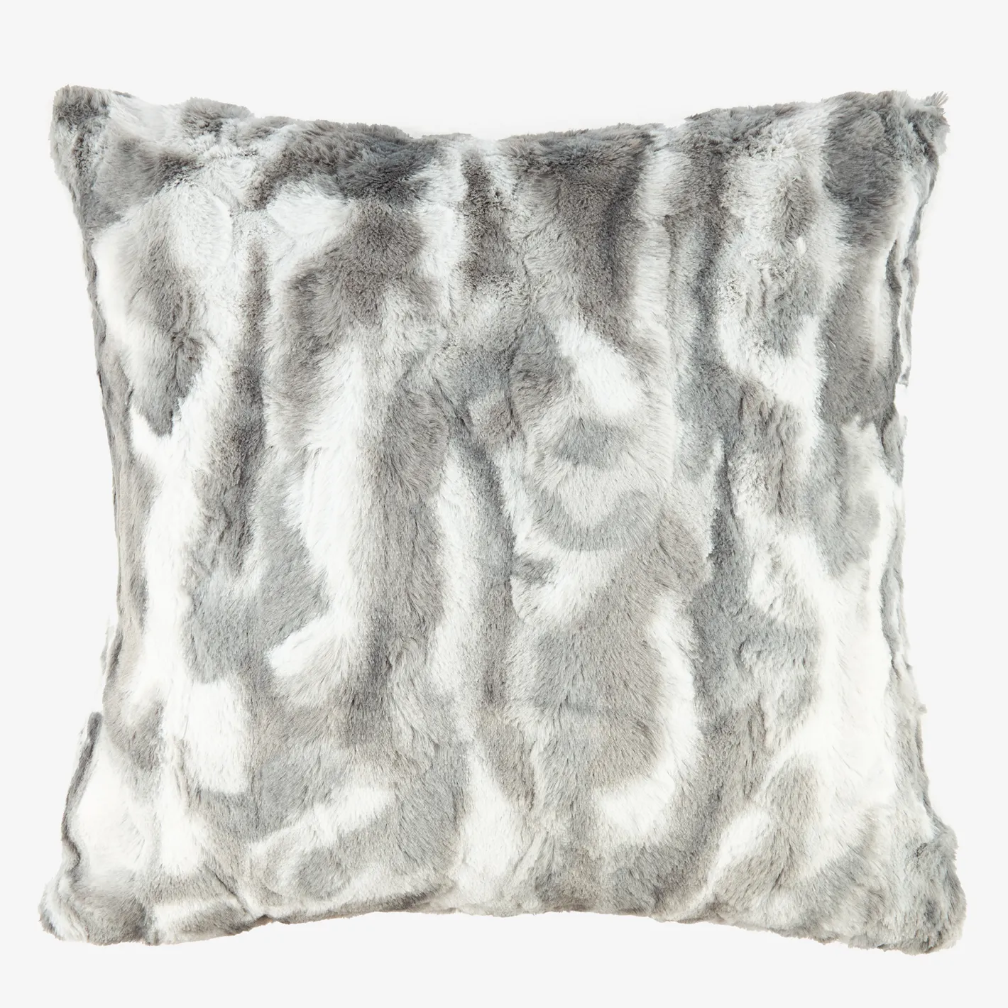 Funda de cojín de pelo gris 45x45cm^Casa Viva Outlet