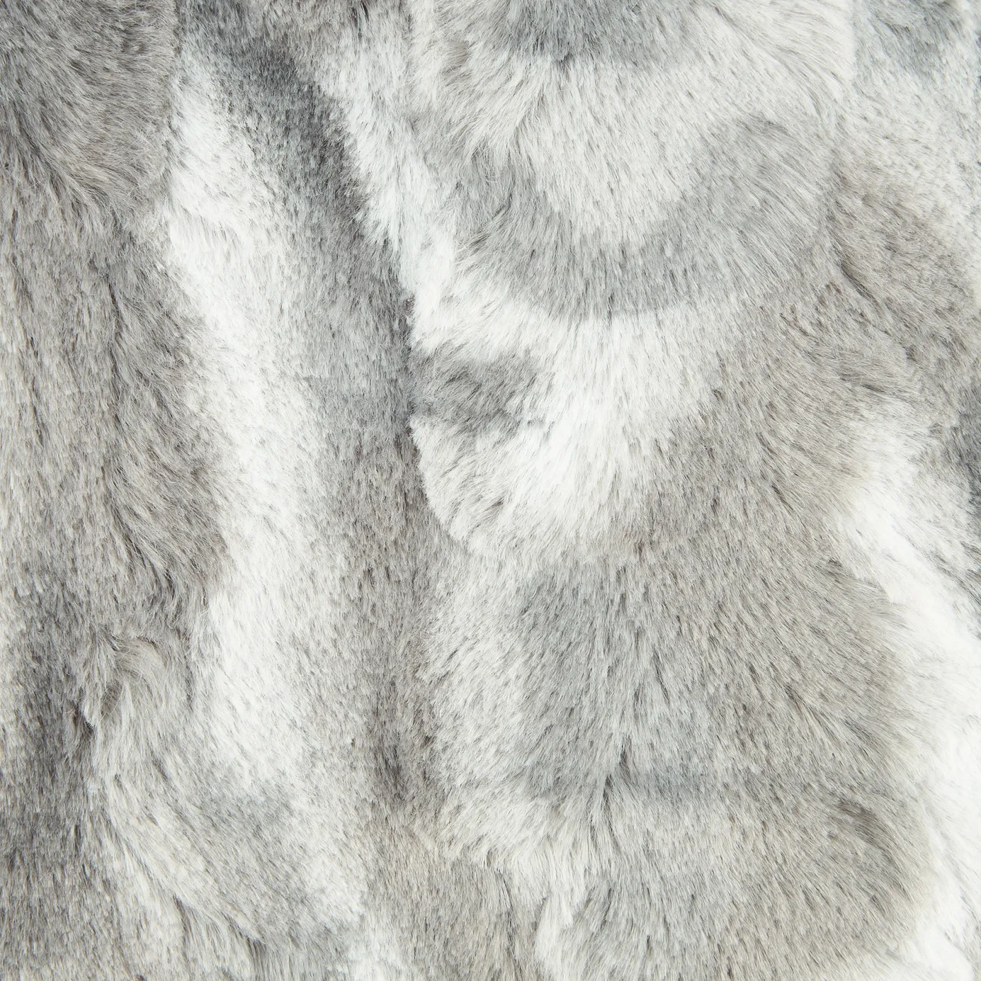 Funda de cojín de pelo gris 45x45cm^Casa Viva Outlet