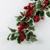 Guirnalda de acebo y frutos rojos 140cm^Casa Viva Online