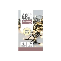 Guirnalda de luces exterior 48 LEDs luz cálida 4m^Casa Viva Discount