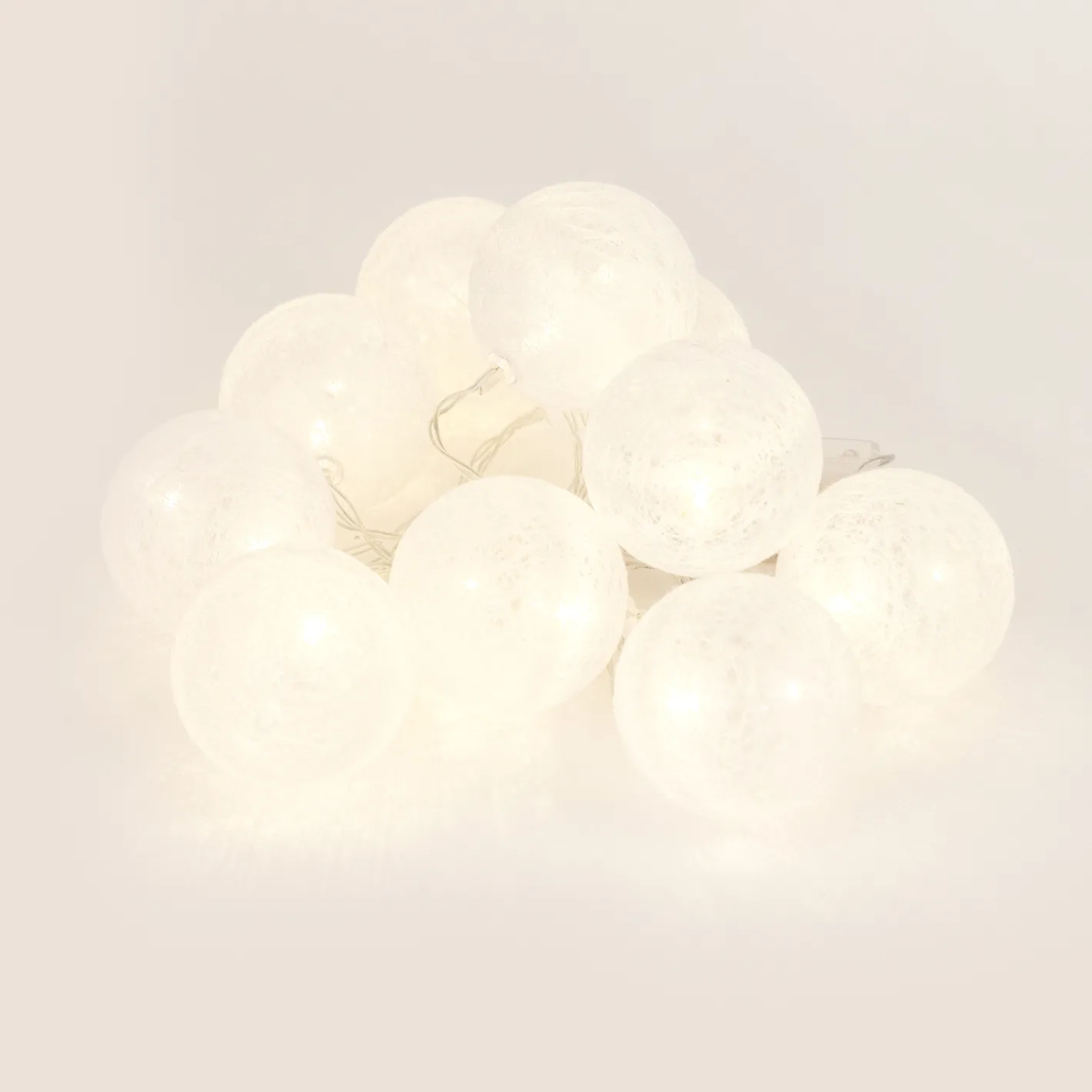 Guirnalda LED de 10 bolas con bateria 165cm^Casa Viva New