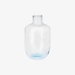 Jarrón de cristal reciclado Uriel Ø11x19cm^Casa Viva Online