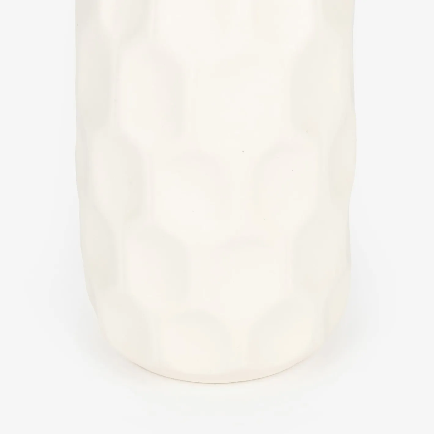 Jarrón de gres blanco Simón Ø9x19cm^Casa Viva Outlet