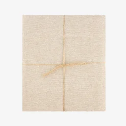 Mantel de algodón beige liso 150x200cm^Casa Viva Clearance