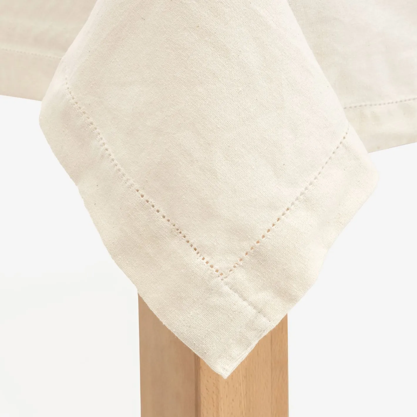 Mantel de algodón beige Vainica Ø160cm^Casa Viva Hot