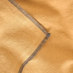 Mantel de algodón con flecos mostaza 140x250cm^Casa Viva Online