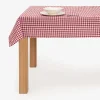 Mantel de algodón rojo Vichy 150x200cm^Casa Viva Clearance