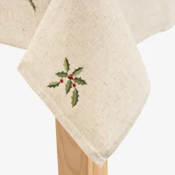 Mantel de lino beige Acebo 150x250cm^Casa Viva Outlet