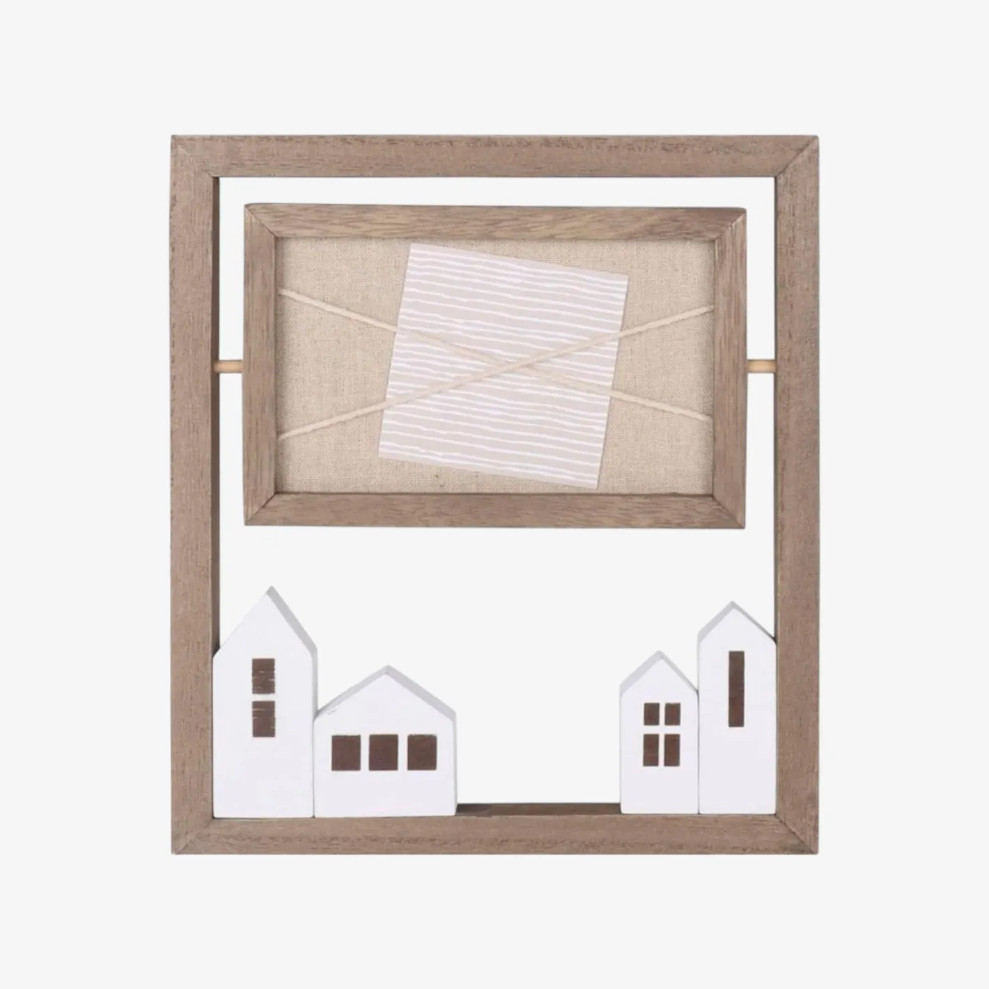 Marco de fotos de madera Casas 22x25cm^Casa Viva Hot