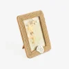 Marco de fotos de madera MDF y cuerda Concha 10x15cm^Casa Viva Outlet