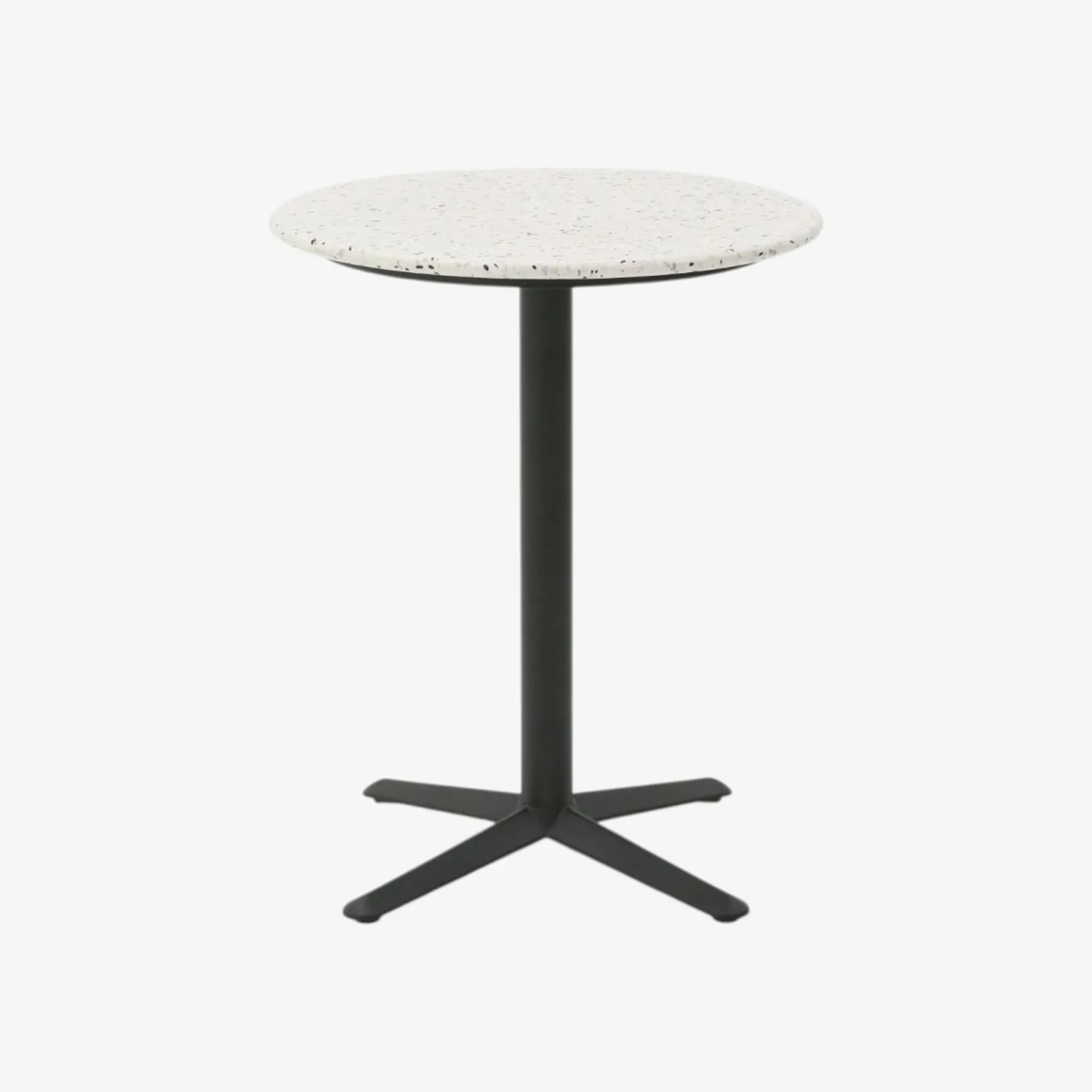 Mesa auxiliar de jardín de piedra blanca Nilo Ø60x72cm^Casa Viva Sale