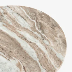 Mesa auxiliar de mármol beige Kern Ø35x58cm Clau&Chloe^Casa Viva Hot