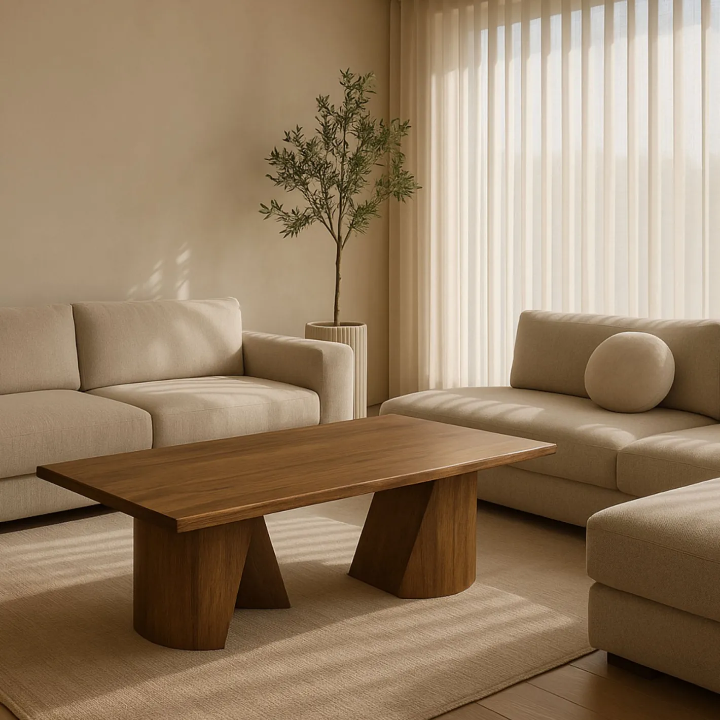 Mesa de centro de madera de mango Viena 120x65x46cm Clau&Chloe^Casa Viva Clearance