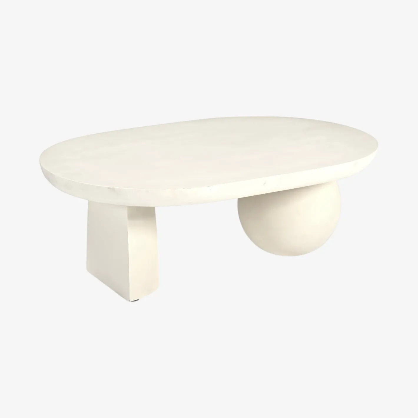 Mesa de centro de madera de mango Beca 107x71x38cm Clau&Chloe^Casa Viva Best