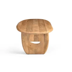 Mesa de centro de madera de mango Aero 120x70x48cm Clau&Chloe^Casa Viva Sale