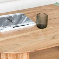 Mesa de centro de madera de acacia Mumbai 120x63x35cm Clau&Chloe^Casa Viva