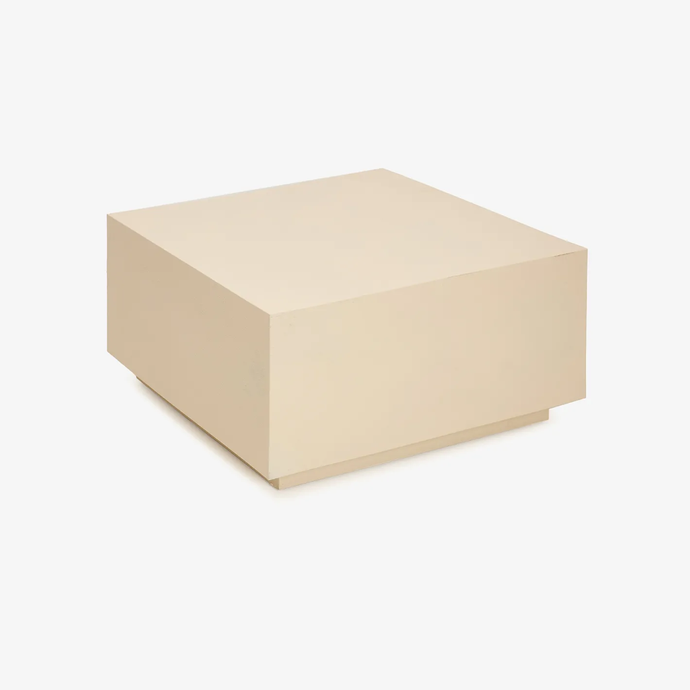 Mesa de centro de microcemento Kurli 80x80x40 Clau&Chloe^Casa Viva Online