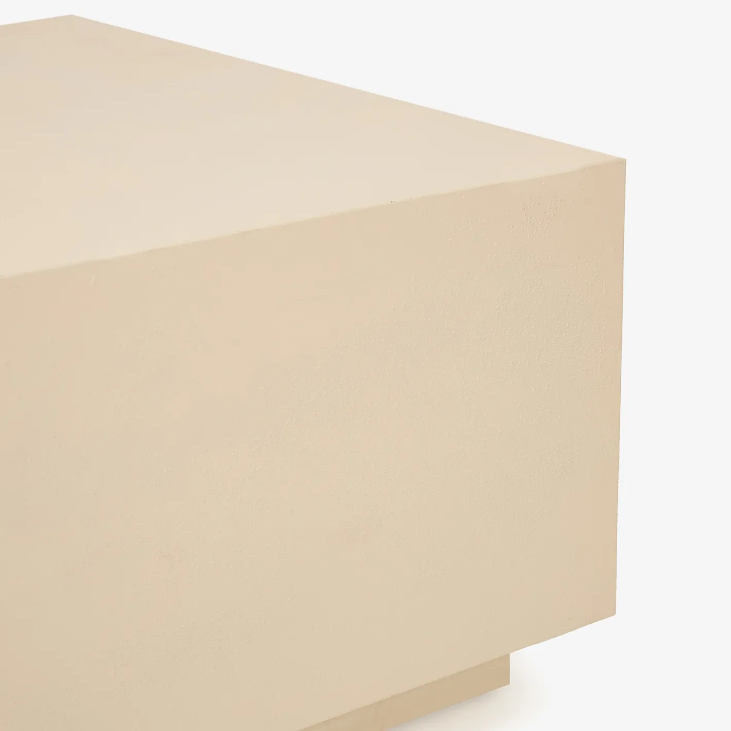 Mesa de centro de microcemento Kurli 80x80x40 Clau&Chloe^Casa Viva Online