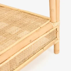 Mesa de centro de ratán y cristal Corvo 110x60x40cm^Casa Viva Hot