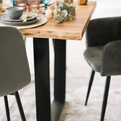 Mesa de comedor de madera acacia Brooklyn 180x90x77cm^Casa Viva Hot