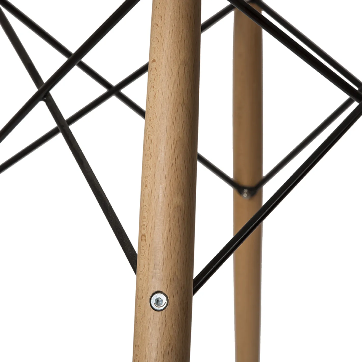 Mesa de comedor de madera redonda blanca Leisure Ø80x75cm^Casa Viva Hot