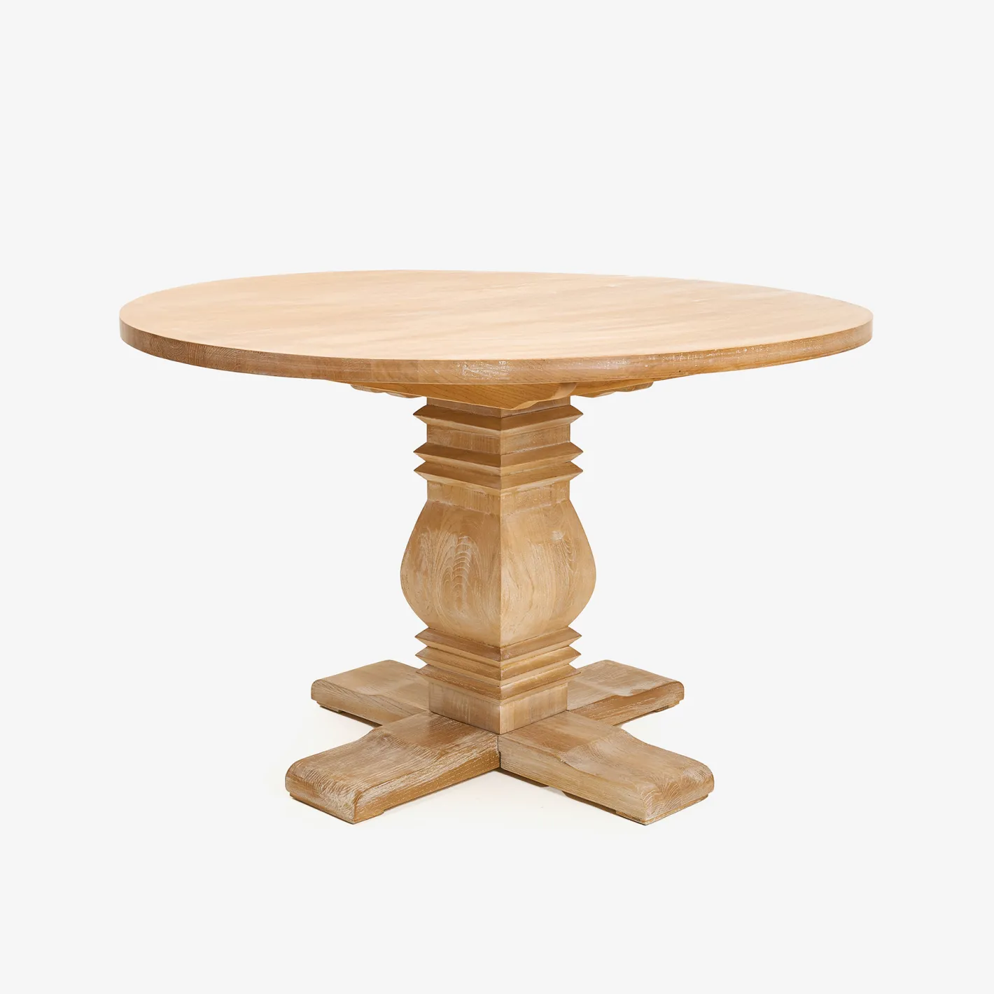 Mesa de comedor de madera de olmo Toulouse Ø120x76cm^Casa Viva Best