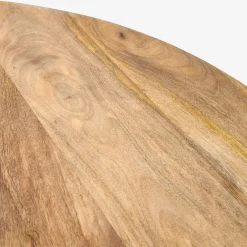 Mesa de comedor de madera de acacia Siba Ø120x77cm Clau&Chloe^Casa Viva Best