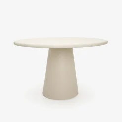 Mesa de comedor de microcemento Kurli Ø120x75cm Clau&Chloe^Casa Viva Best