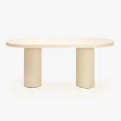 Mesa de comedor de microcemento Kurli 180x90x76cm Clau&Chloe^Casa Viva Hot