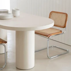 Mesa de comedor de microcemento Kurli 180x90x76cm Clau&Chloe^Casa Viva Hot