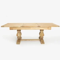 Mesa de comedor extensible de madera de olmo reciclada Toulouse 160/220x80x76cm^Casa Viva Clearance