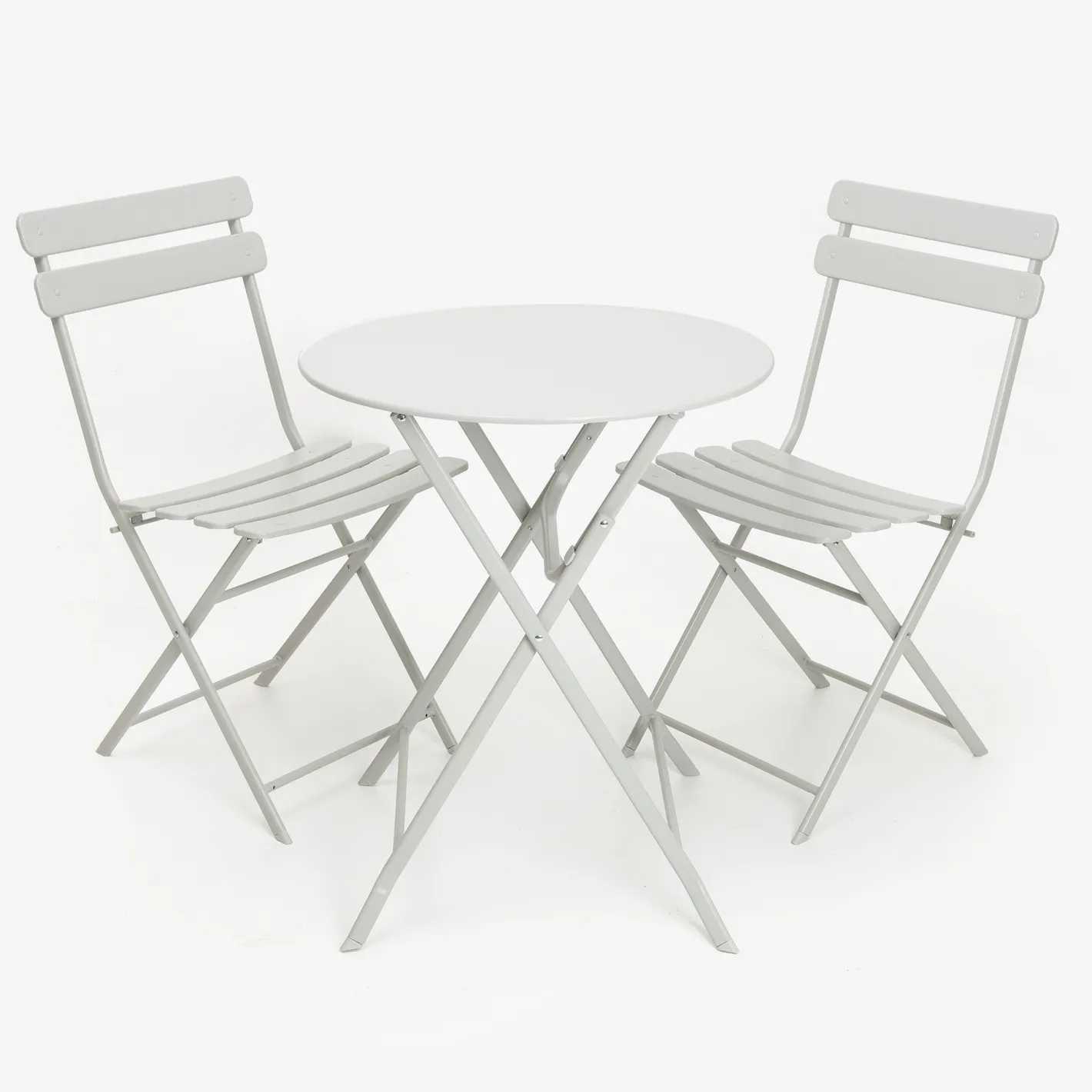 Mesa de jardín plegable gris Bistro Ø60x70cm^Casa Viva Sale