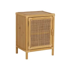 Mesa de noche de ratán Toscana 46x35x60cm^Casa Viva