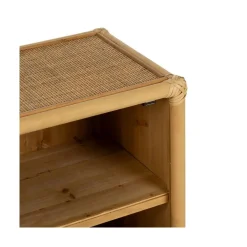 Mesa de noche de ratán Toscana 46x35x60cm^Casa Viva