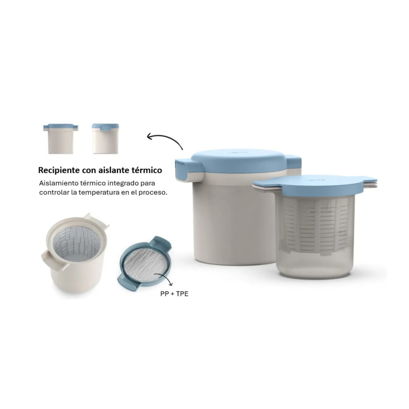 Molde de Kéfir & Yogurt de silicona - Lékué^Casa Viva Best