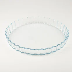 Molde redondo ondulado de vidrio Ocuisine Ø27cm^Casa Viva New