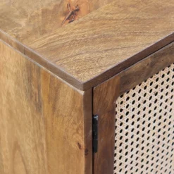 Mueble de televisión de madera de mango Merlín 175x45x57cm Clau&Chloe^Casa Viva Hot