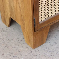 Mueble de televisión de madera de mango Merlín 175x45x57cm Clau&Chloe^Casa Viva Hot