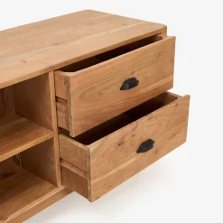 Mueble de televisión de madera Attic 160x40x55cm Clau&Chloe^Casa Viva New