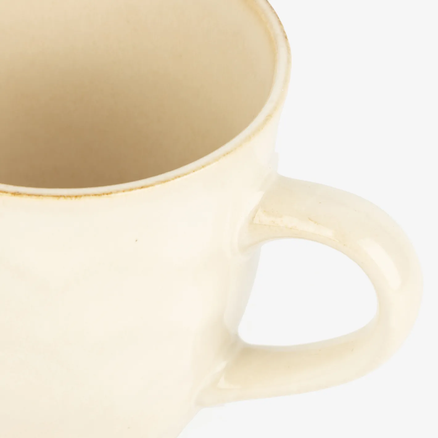 Mug de gres crema Bilada 400ml^Casa Viva