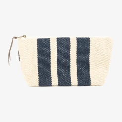 Neceser de algodón rayas azules Niza 32x19cm^Casa Viva Discount