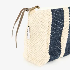 Neceser de algodón rayas azules Niza 32x19cm^Casa Viva Discount