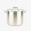 Olla de acero inoxidable con tapa Birta Ø24cm - 8L^Casa Viva Sale
