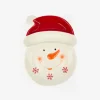 Plato de dolomita Snowman 30x23x3,5cm^Casa Viva Outlet