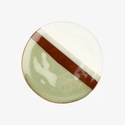 Plato de postre de cerámica caqui Sotres Ø21cm^Casa Viva Clearance