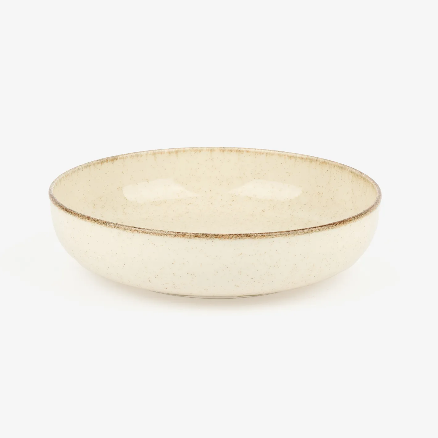 Plato hondo de porcelana marfil Olite Ø19cm^Casa Viva Hot