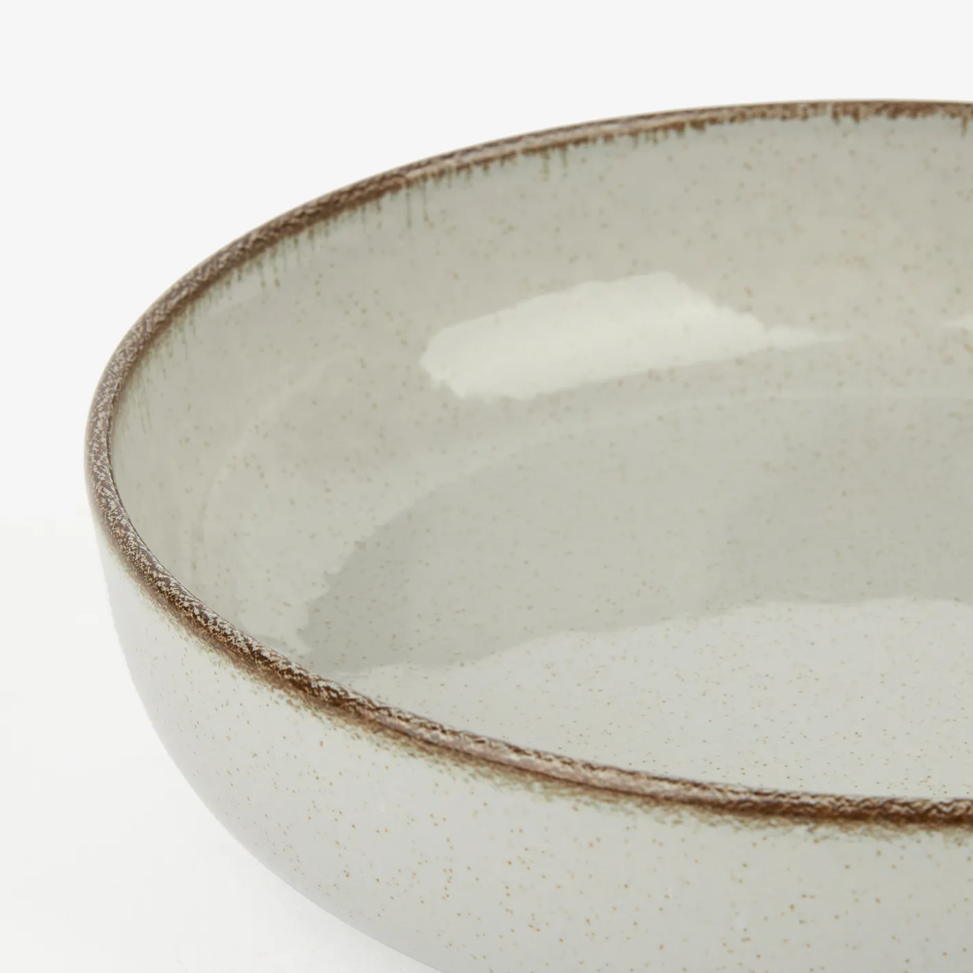 Plato hondo de porcelana gris Olite Ø19cm^Casa Viva Sale