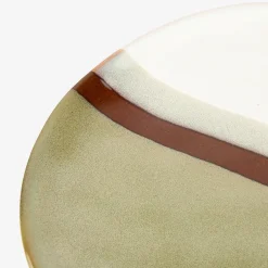 Plato llano de cerámica caqui Sotres Ø27cm^Casa Viva Discount