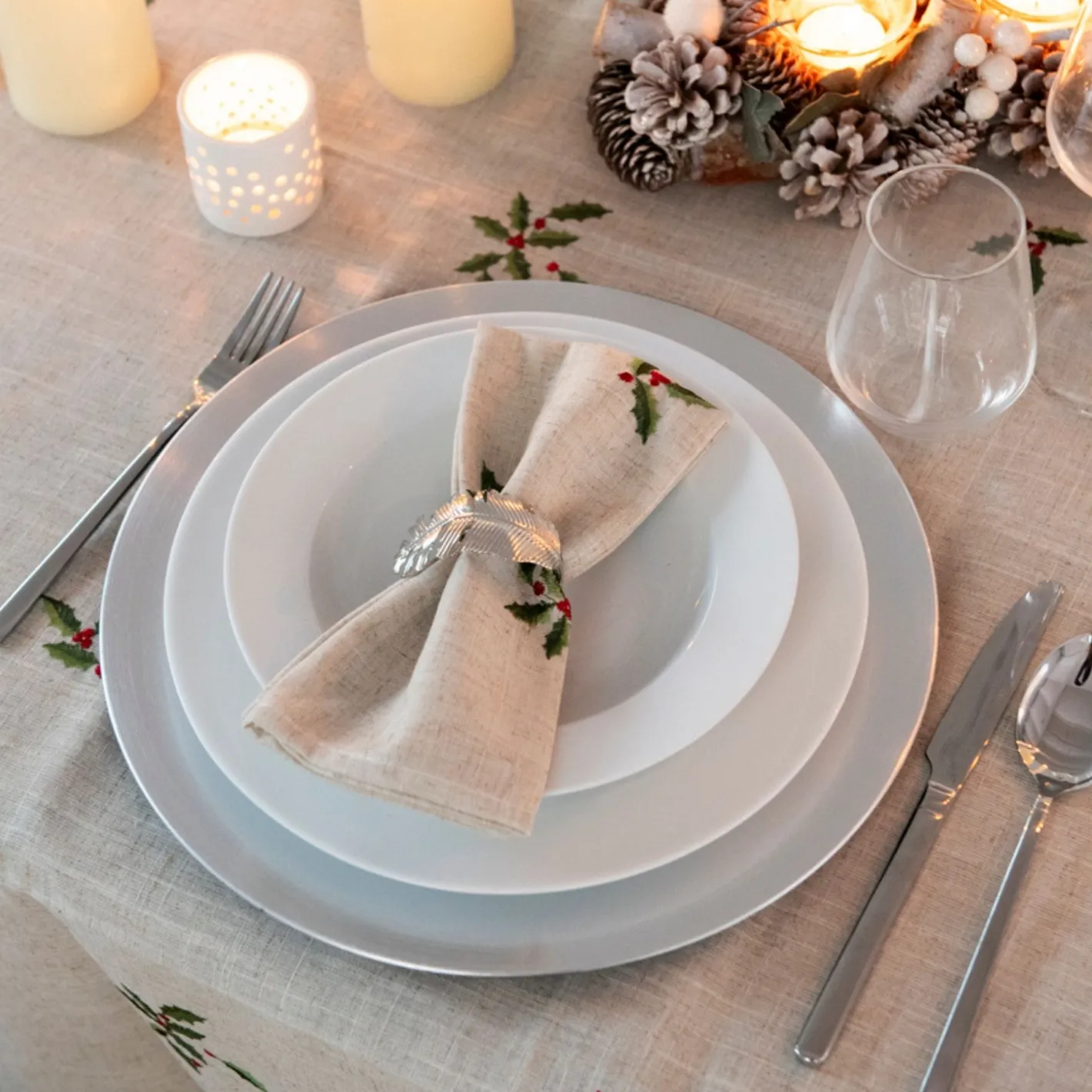 Plato llano de porcelana Bilka 27cm^Casa Viva Sale